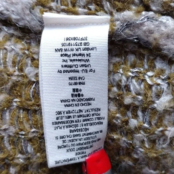 Free People Sylver Gray Knit Cardigan M - Picture 9 of 10